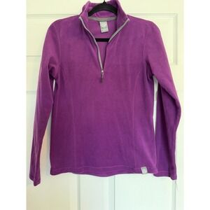 REI Co-op Women's 1/4 Zip Fleece Pullover Jacket Purple Fuchsia Size S Outdoors